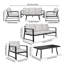 All-aluminium Four-piece Outdoor Sofa Set