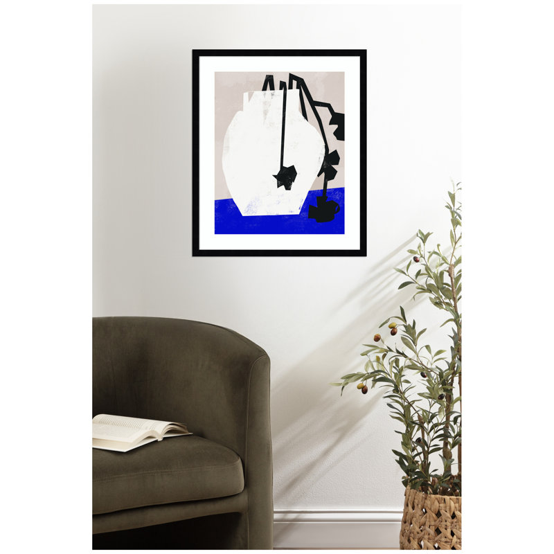 «Abstract Blossoms» par Little Dean, reproduction d'art encadrée