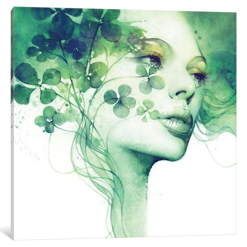 « serendipity », impression sur toile tendue, H 12 po x l 12 po x P 0,75 po, Pas de tapis, Toile tendue