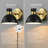 Minami Plug-in Armed Sconce-1175414846