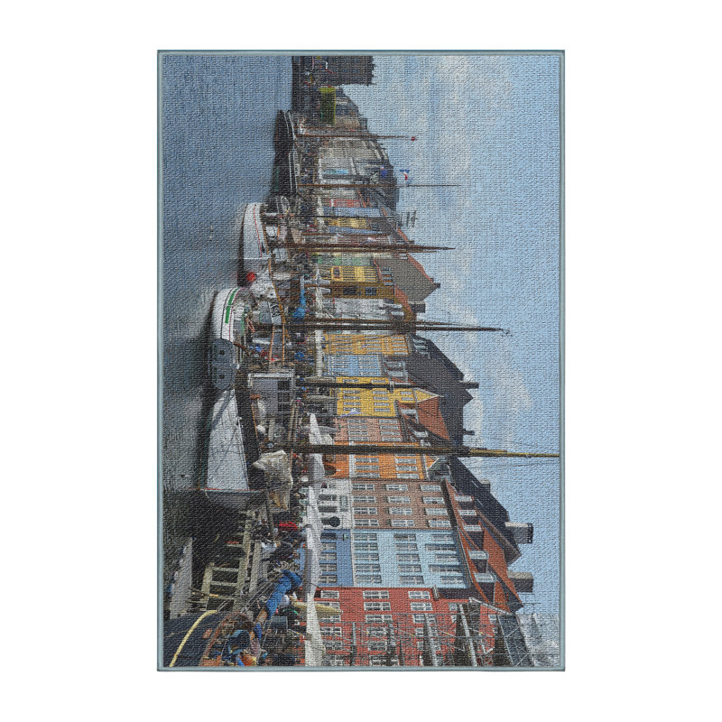 Tapis de petites villes de salle de, Rectangle 3 pi x 5 pi