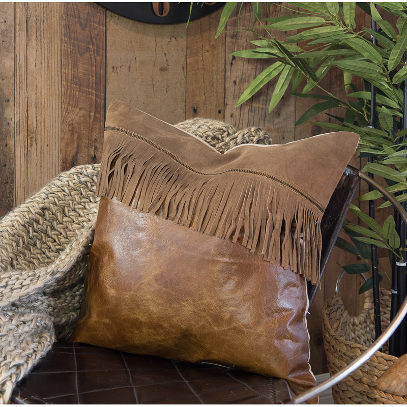 Coussin en cuir Morford