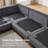 Chayten 4-Piece Upholstered Sectional Couch With 2 USB Ports, 1 Portable Ottoman-105706628