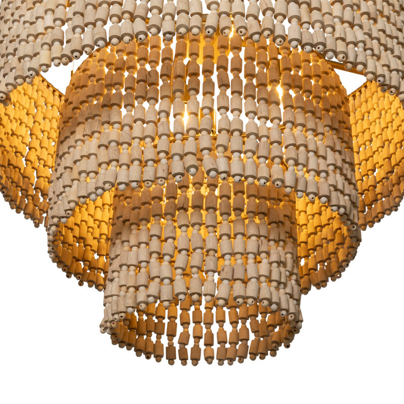Wood Chandeliers - Discarded Disc - Clifton