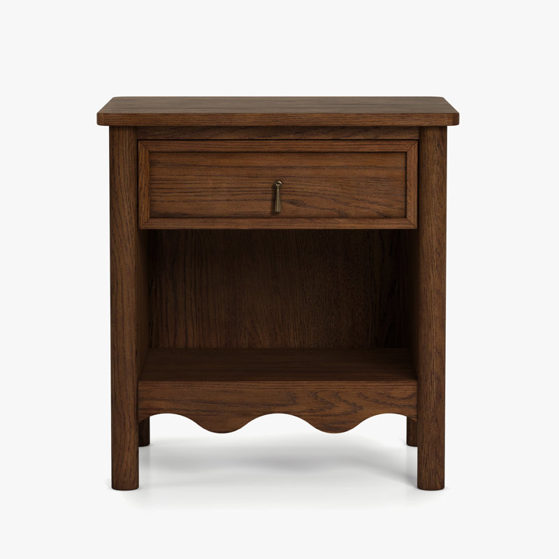 Table de chevet Onda, Brown