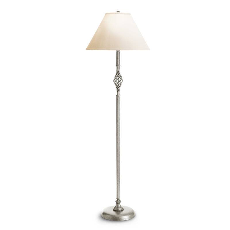 Lampe sur pied 45 "Twist Basket, Anna ton naturel, Sterling