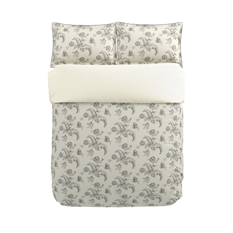 Ariane Cotton Duvet Cover Set, Super King Duvet Cover + 2 Pillowcases