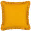 Floral Gold Square Throw Cushion