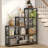Corner Etagere,Ladder Display Shelf,L-Shaped Bookshelf