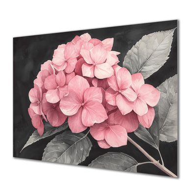 Hydrangeas With A Soft Rose Bloom II - Hydrangea Metal Prints