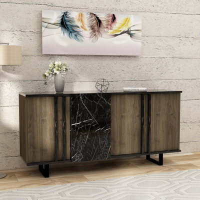 Sideboard With Cabinets And Shelves Fido