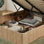 Cadre de lit de rangement grand format-815724309