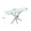 Kelsi 120cm Glass Top Console Table