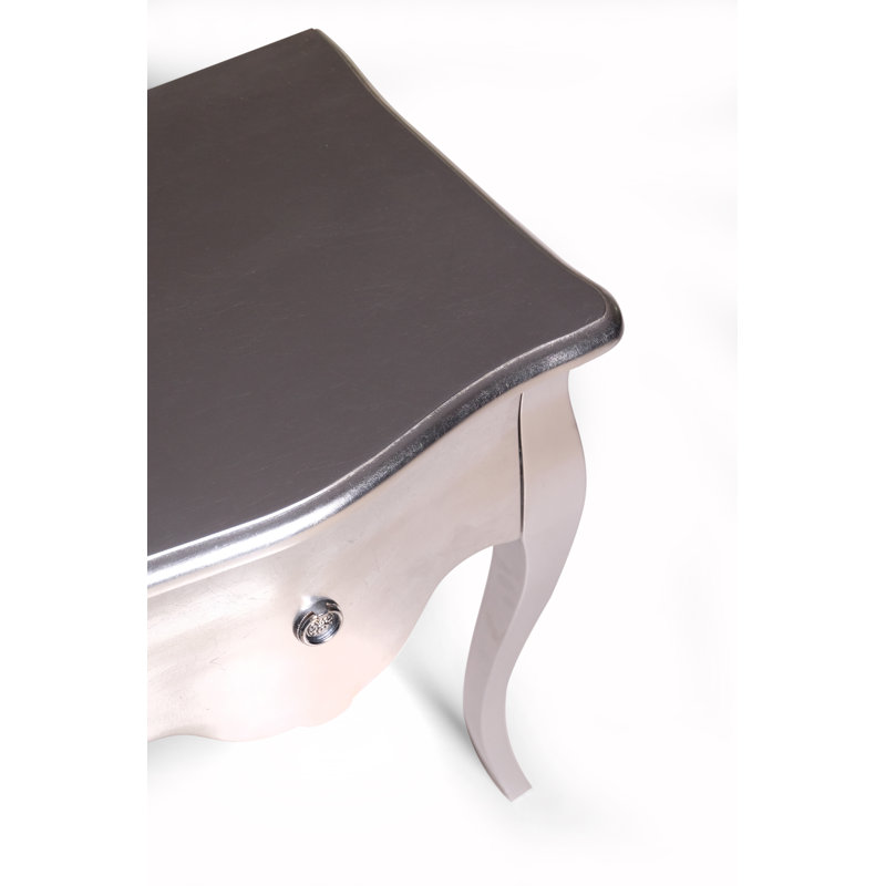 50 cm W Bedside Table, Champagne