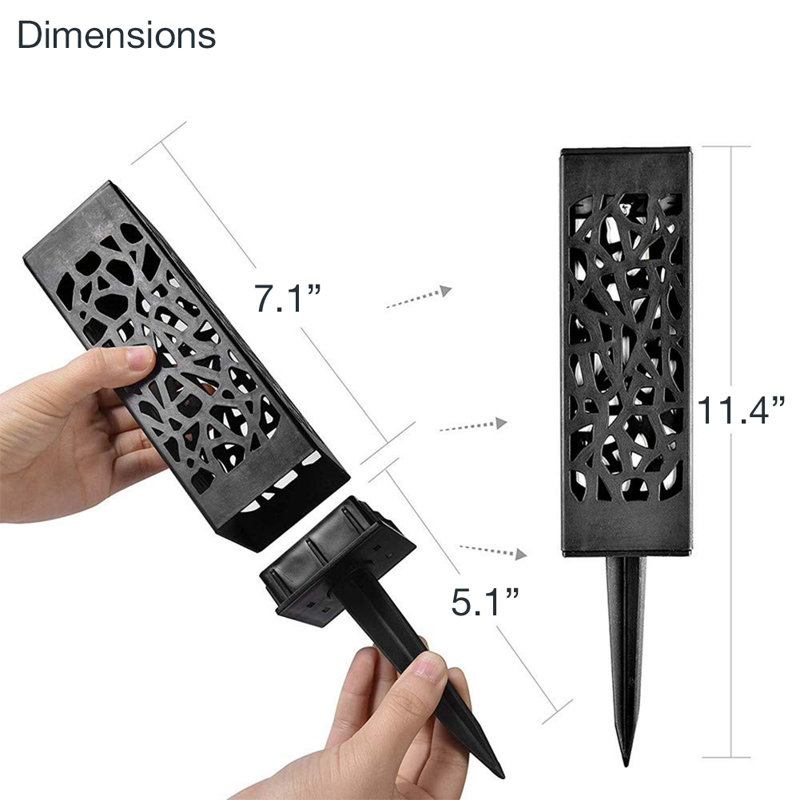 Solar Powered Integrated LED Pathway Light