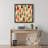 Christmas Tree Pattern Canvas - Green Framed Home Decor