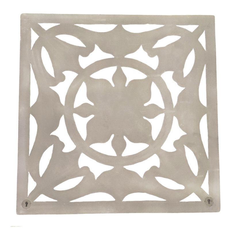 BBH HOMES Handmade Eco-Friendly 100% Wood Traditional Pattern Gray Wood Wall Decor - 24.02x1.5x24.02 Size, Gray Color, Traditional Modern Design, Wall Mounted Décor For Living Room, Study Room, Office