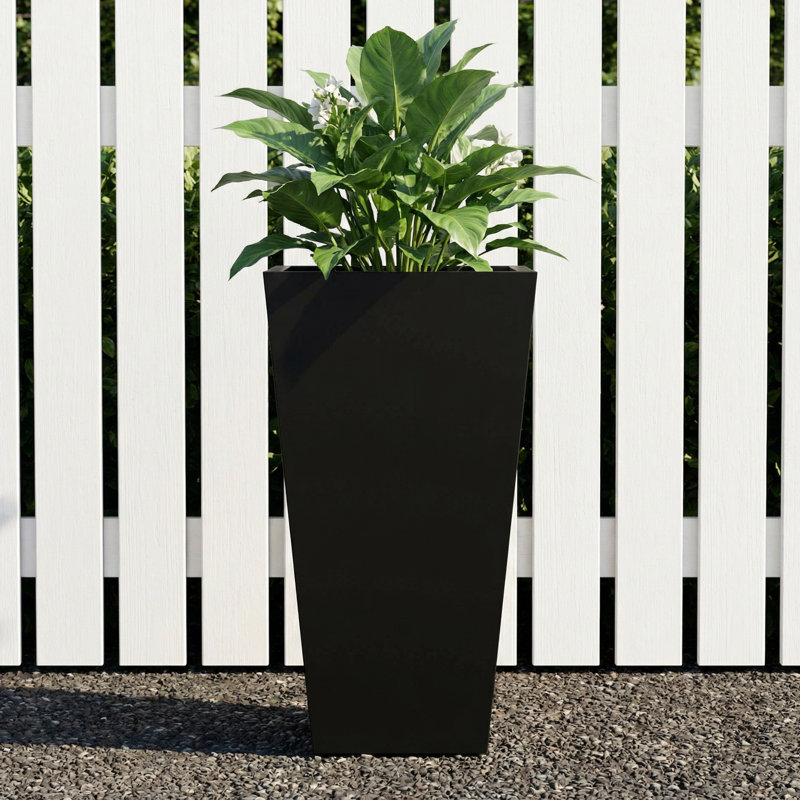 Jardinières en métal pour plantes d'extérieur, H 30 po x l 14 po x P 14 po