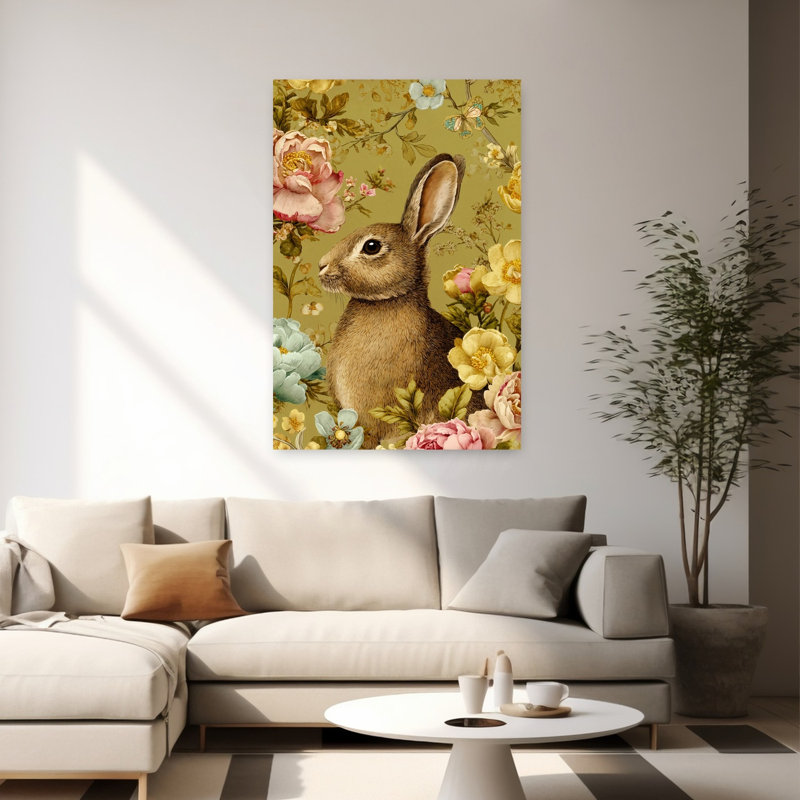 Art mural de Pâques, Springbunyno, H 60 po x l 40 po