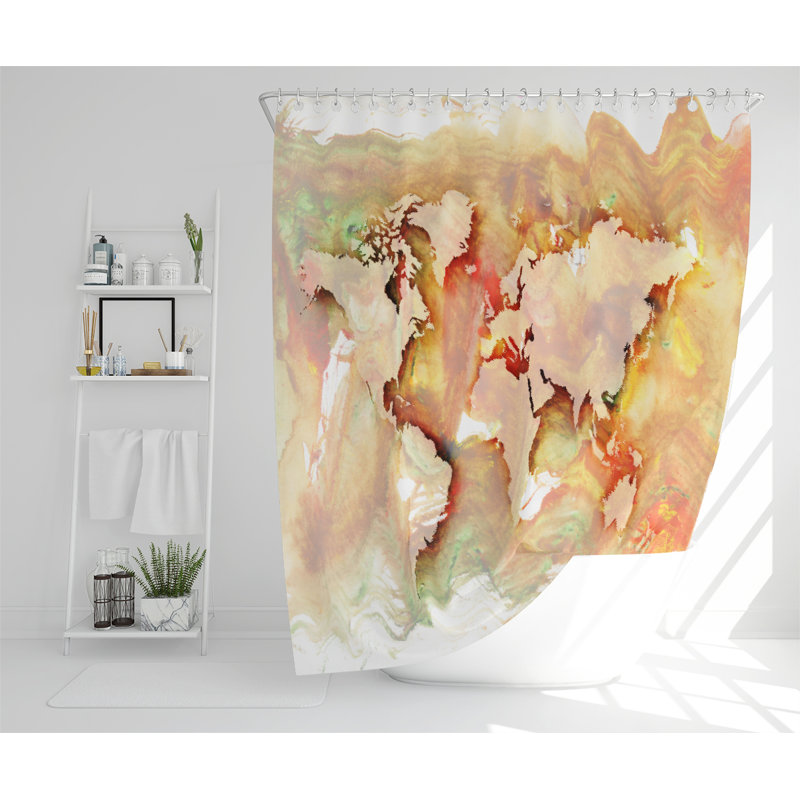 Dimetri Polyester Shower Curtain Set