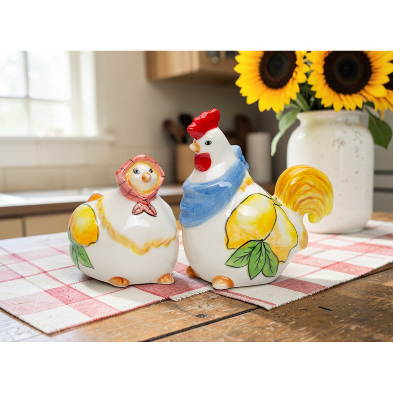 Coq et poule Tuscany - sel et poivre - citron