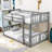 Dextra Kids Twin Over Twin Bunk Bed-732737782