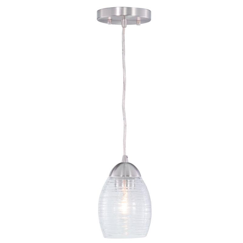 Kovacs 1 - Light Satin Nickel Single Pendant