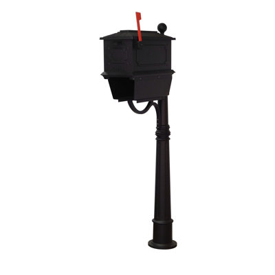 Kingston Aluminum Post Mounted Mailbox