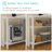 Cheshire Built-in Outlets L-Shaped Computer Desk with Drawers & Storage Shelves-295659765-295659753