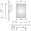Surface Mirrored Bathroom Cabinets with Mirror and 3 Adjustable Shelves-39767287