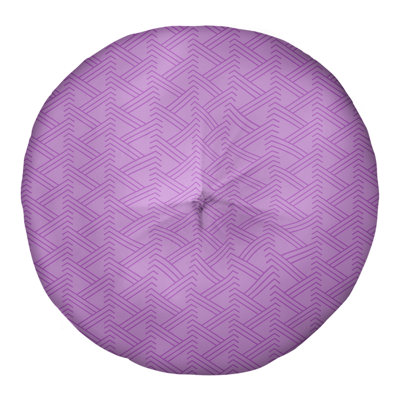 Coussin de sol zig zag classique