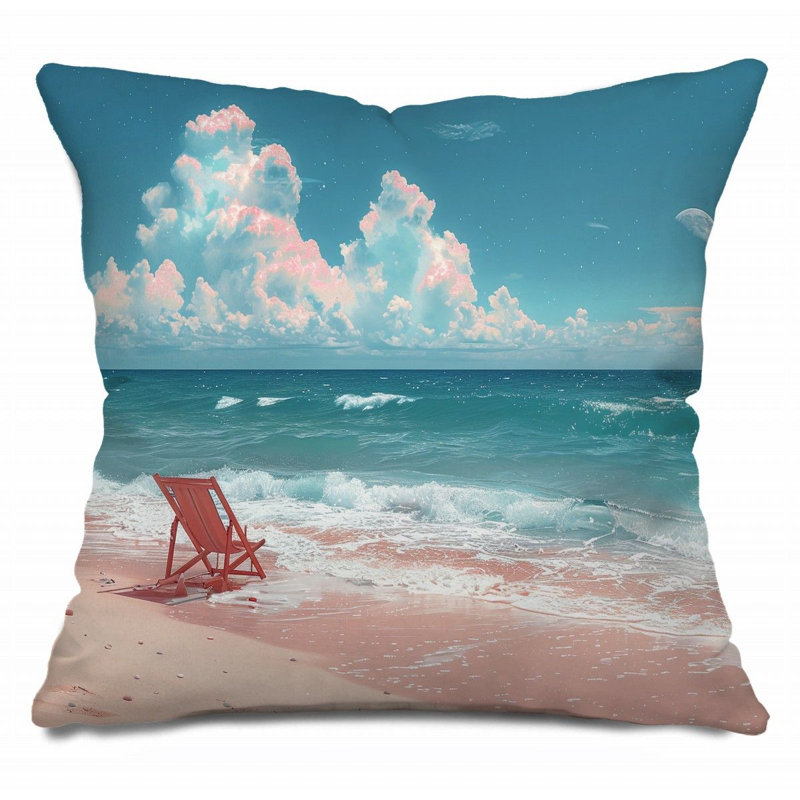 Coussin Beach Day, H 16 po x l 16 po