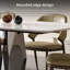 Sleek Rectangular Ultra Crystal Stone Dining Table-105490441