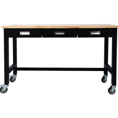 Table de travail avec tiroir et fonction mobile pour établi de garage