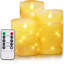 Flameless Candle with Glass Holder