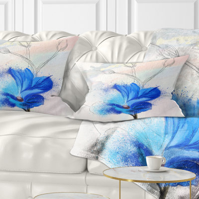 Coussin lombaire floral magnifique