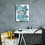 «Boho Beautiful 2 Blue» par Moira Hershey, art mural sur toile-1163592465