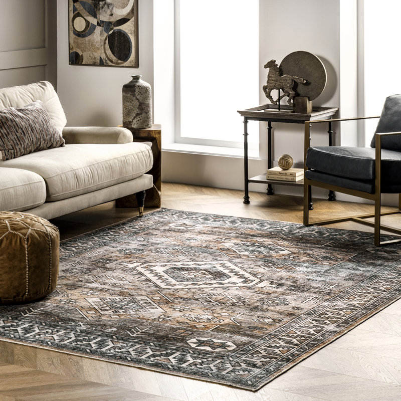 Tapis lavable à la machine Bowie SpinClean, Rectangle 9 pi 6 po x 13 pi 6 po