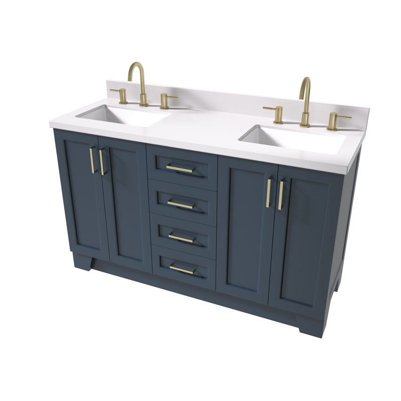 Fredrickson Double Vanity, Midnight Blue