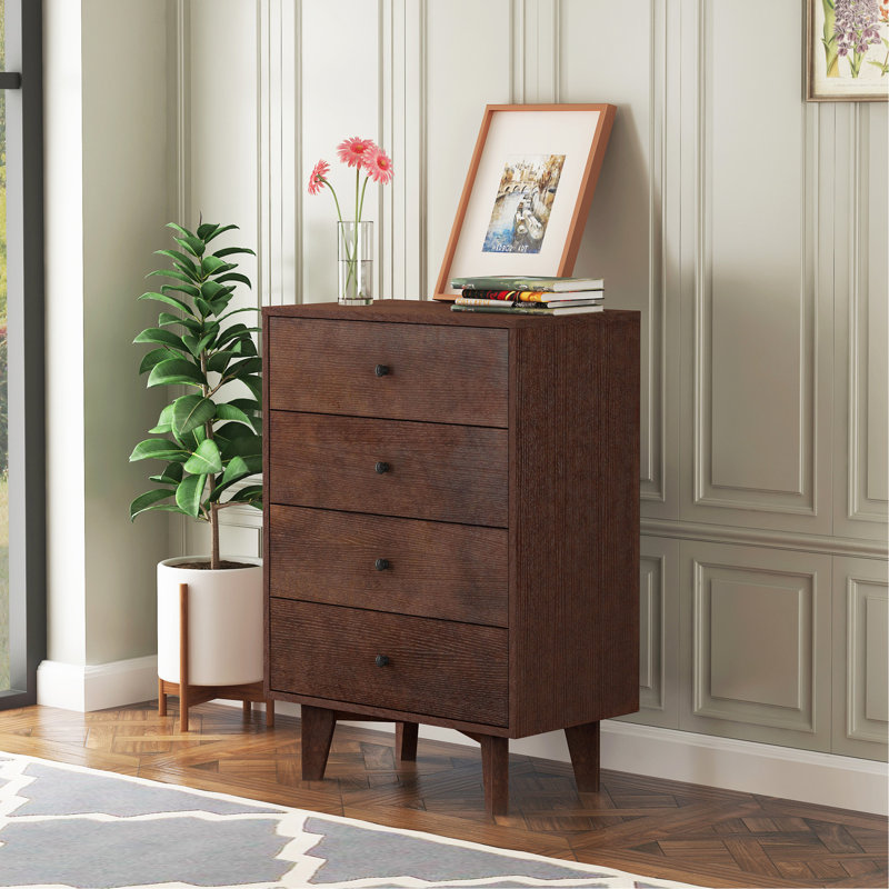 Solid Wood Spray-Painted Dresser Bar – Retro Buffet Cabinet with Round Handles & Cross-Bar Support | Multi-Functional Storage for Dining Room, Living Room, or Kitchen