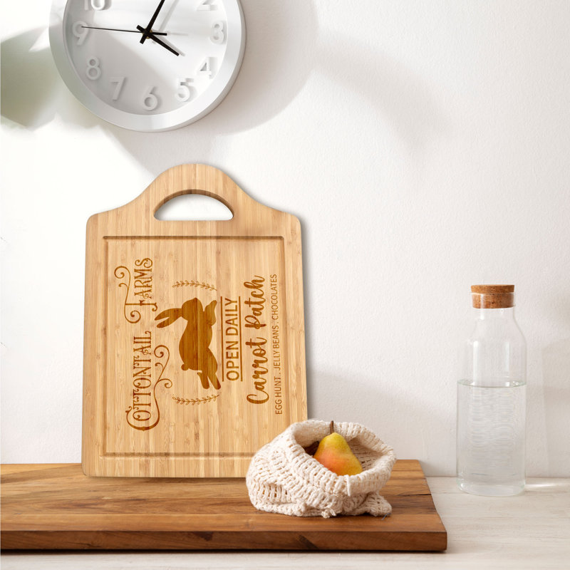 Chasing Sunsets - 1 Piece Bamboo Cutting Board, 11" x 7.25"