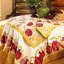 Pomegranate Handmade Floral Tablecloth-1612111372