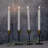 Battery Operated Twisted Wax Candles with 3D Wick Flame - 4 Count