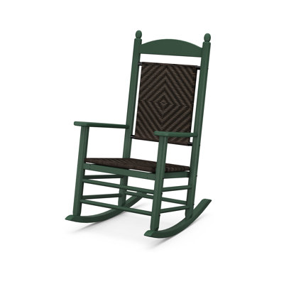 POLYWOOD Rocker Jefferson Woven Rocking Chair