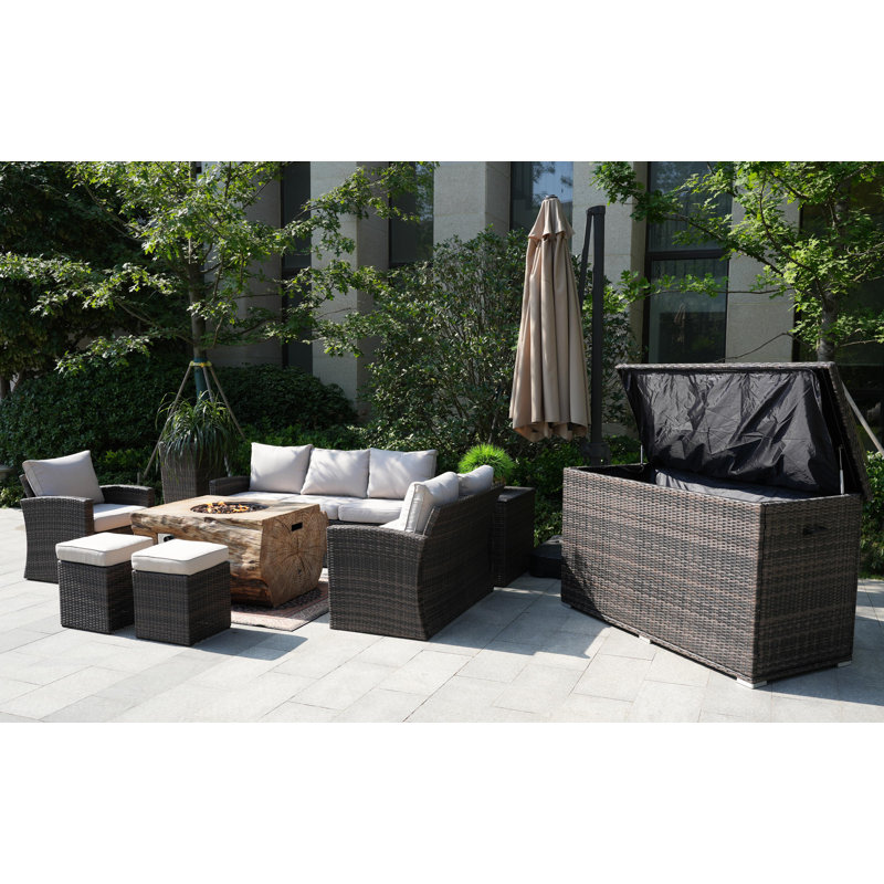 - Person Patio Conversation Set with Cushions