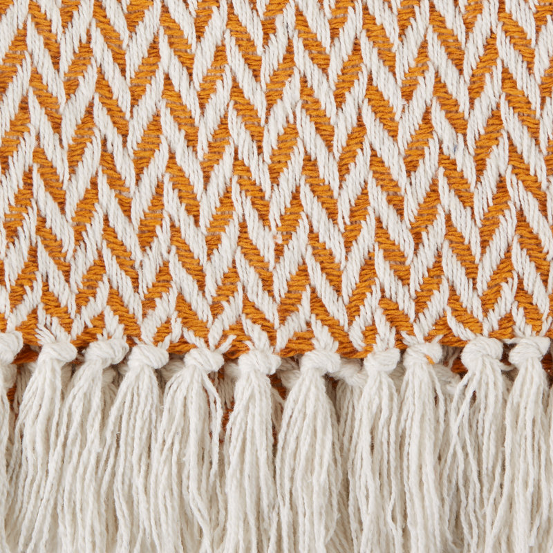 Jeté 100% coton , Épice citrouille