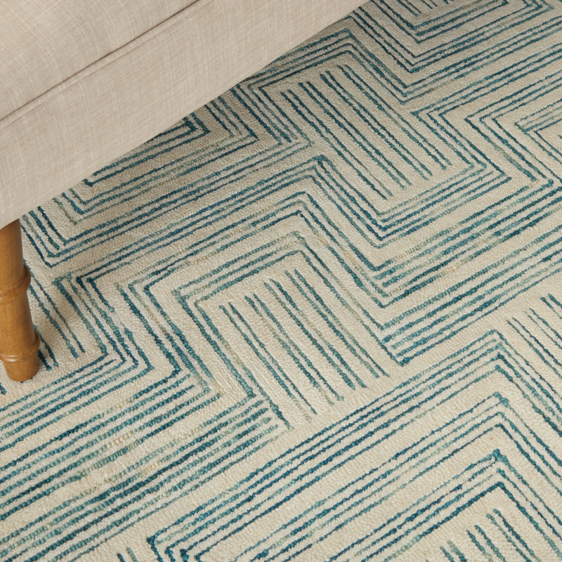 Jora Wool Geometric Indoor Rug, Runner 2'3" x 7'6"