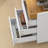3 Drawer Home Office Storage Cabinet, Office Drawer On Wheels With Removable Tray, Under Desk Printer Stand With Storage-473420617