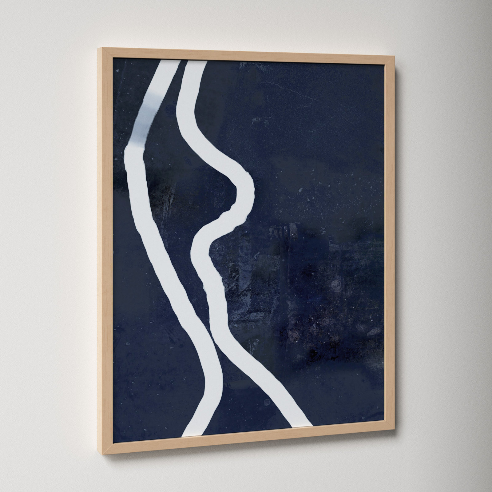 White Rope 2 by Jacques Pilon, Brown, 30" H x 24" W