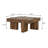 Gutam Square Coffee Table in Natural Sheesham